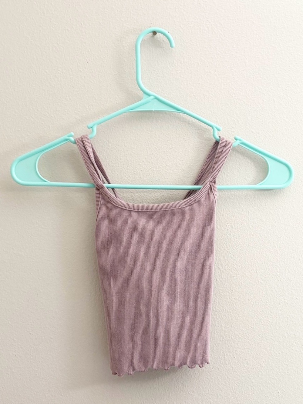 5/$25 🩷 Art Class Blush Mauve Ribbed Tank Top